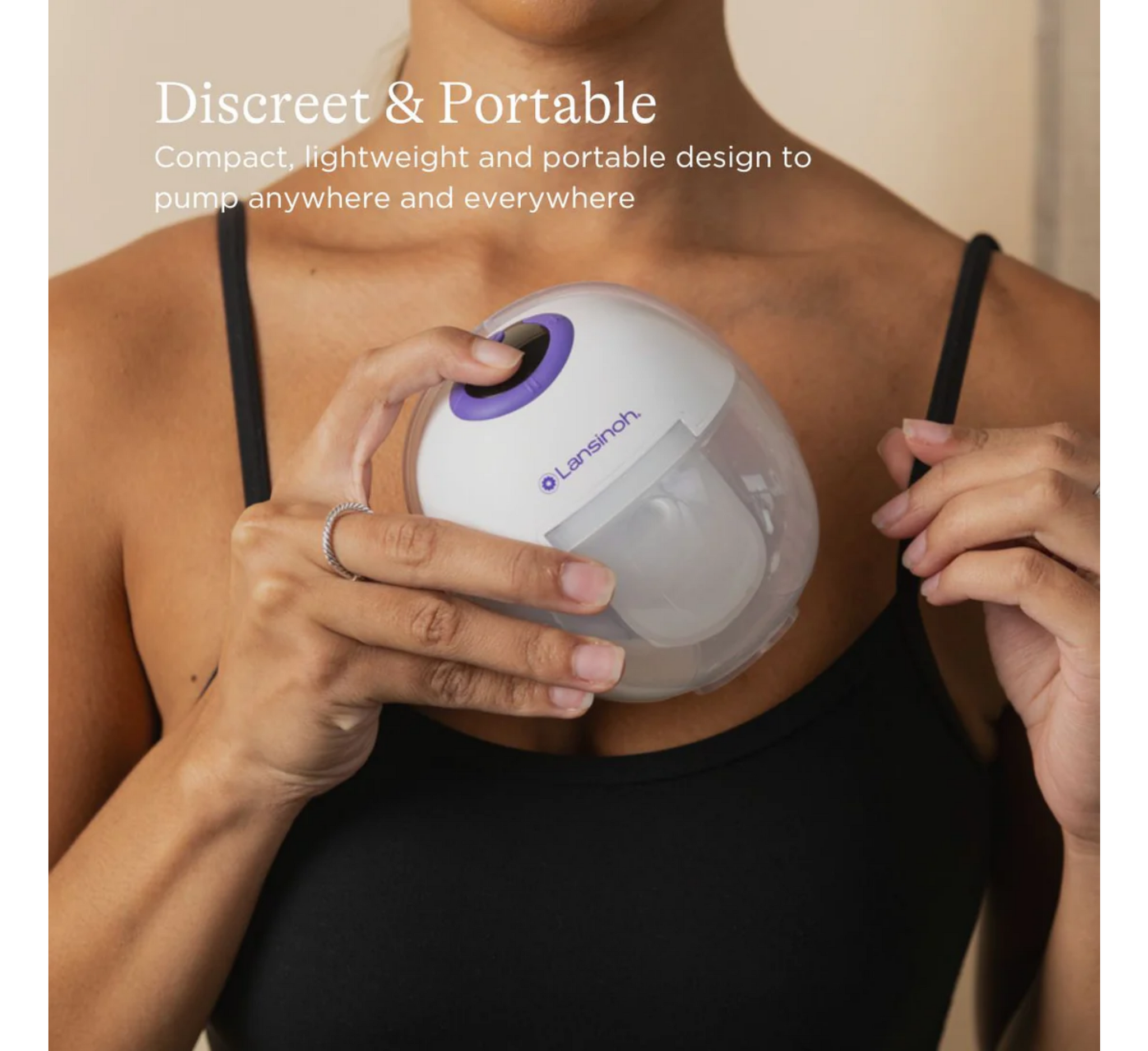 Pompë gjiri e veshshme Lansinoh e dyfishtë 