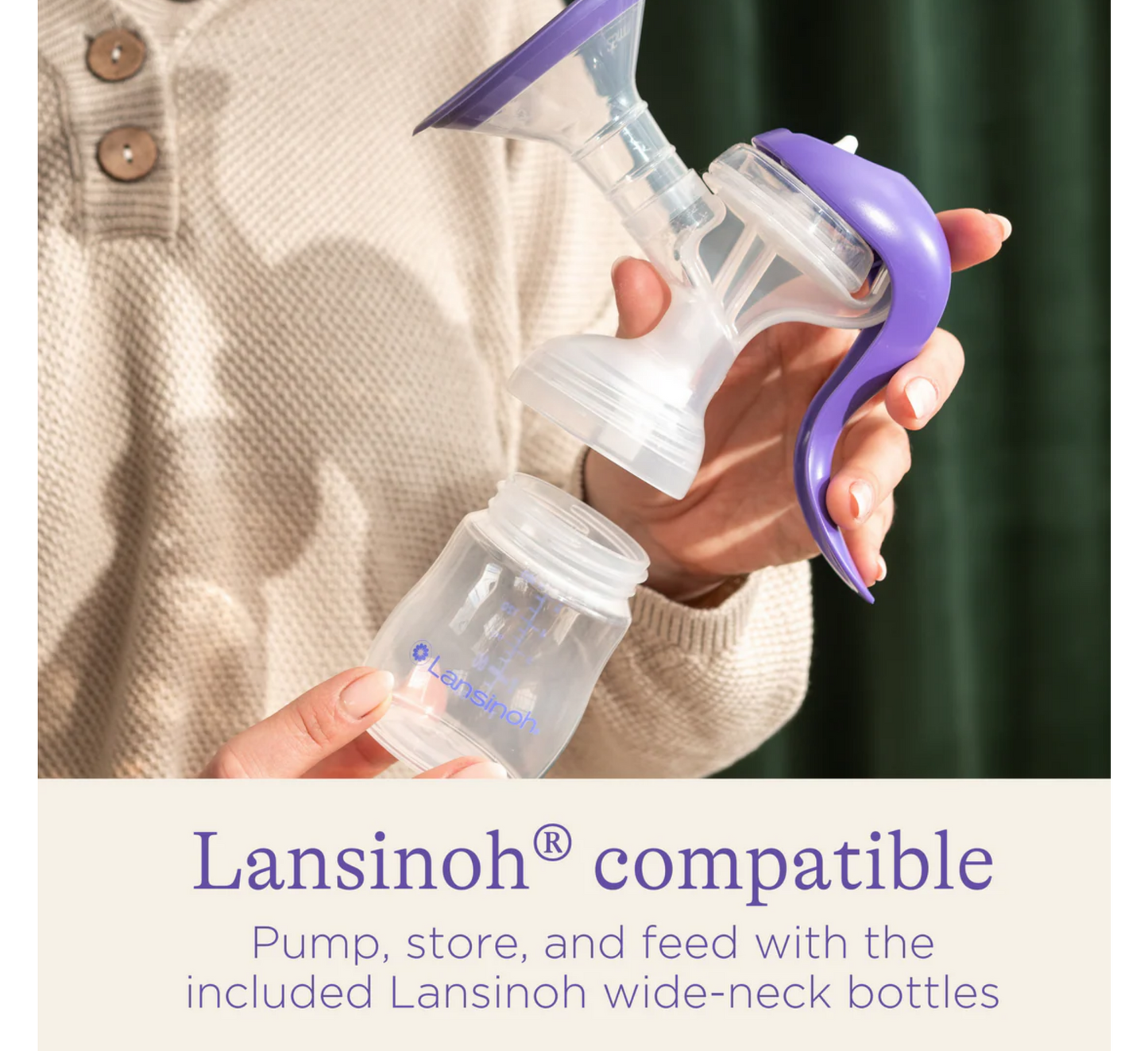 Pompë manuale për gji Lansinoh