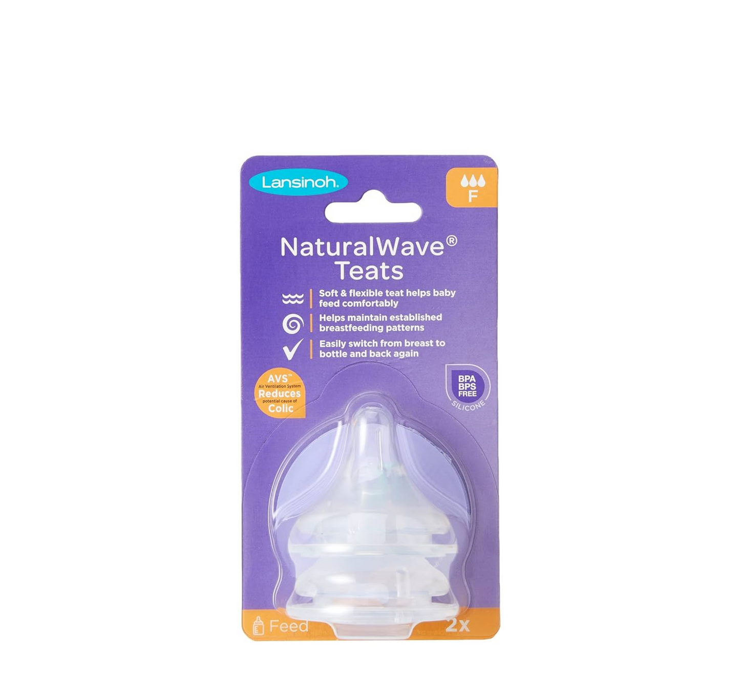 Lansinoh NaturalWave Teats (*2pcs)
