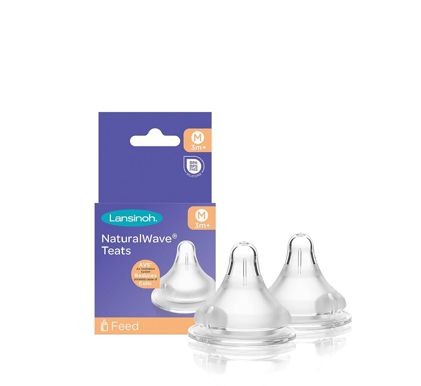 Lansinoh NaturalWave Teats (*2pcs)