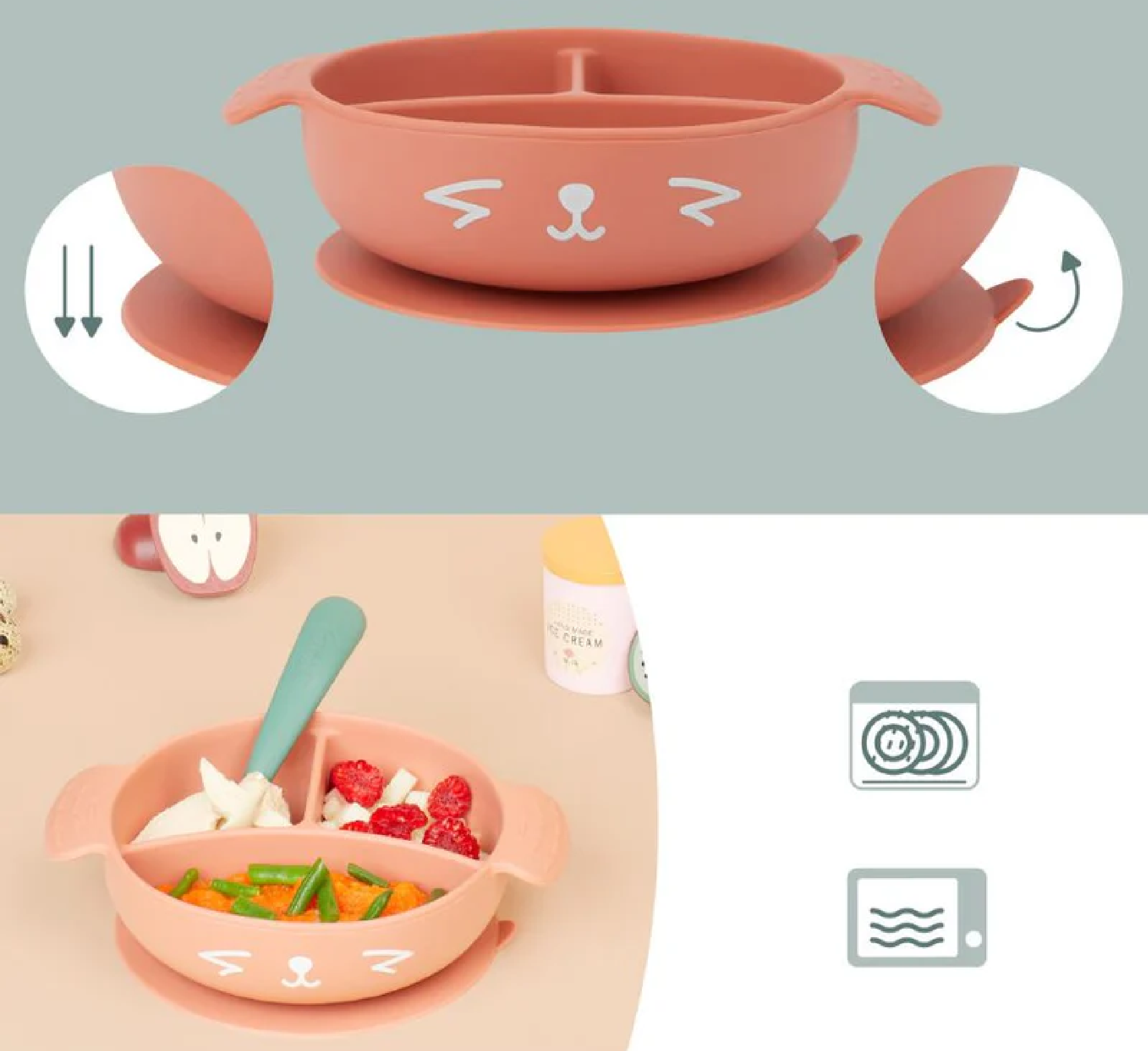 Learn ISY 4-piece Silicone Meal Set (15-24 months)