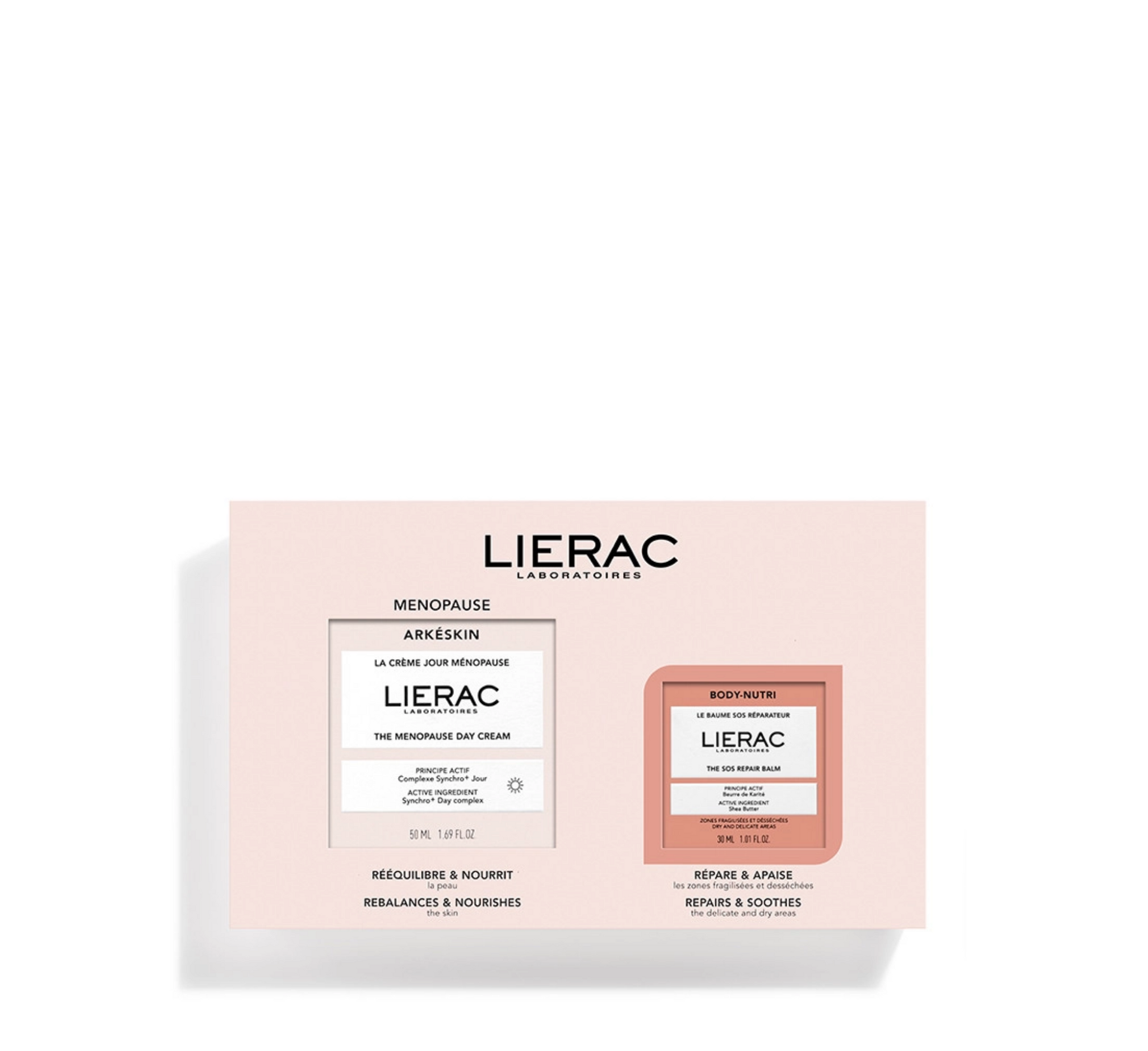 Set për Menopauzën Lierac Arkéskin - (Krem Dite 50ml + Balsam SOS 30ml)