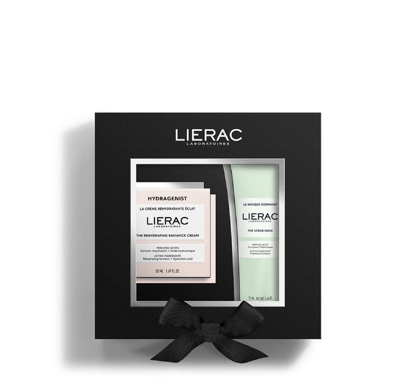 Lierac Hydragenist Xmas Set Krem Hidratues Shkëlqim + Maskë Scrub