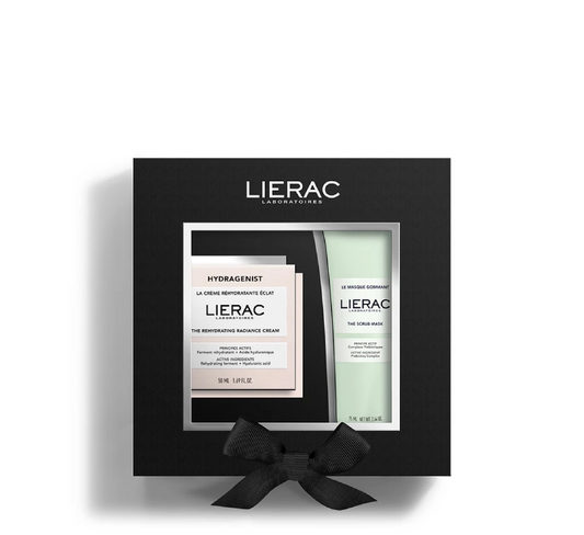 Lierac Hydragenist Xmas Set Cream Hydration Radiance + Scrub Mask