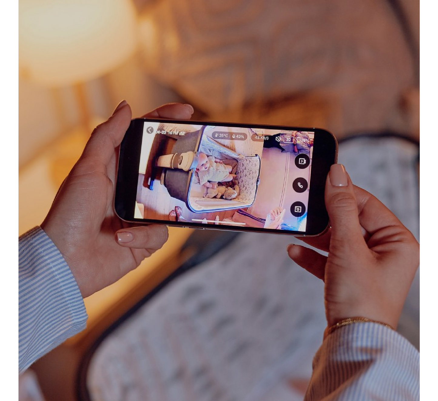 Monitori i bebes Lionelo Babyline Go