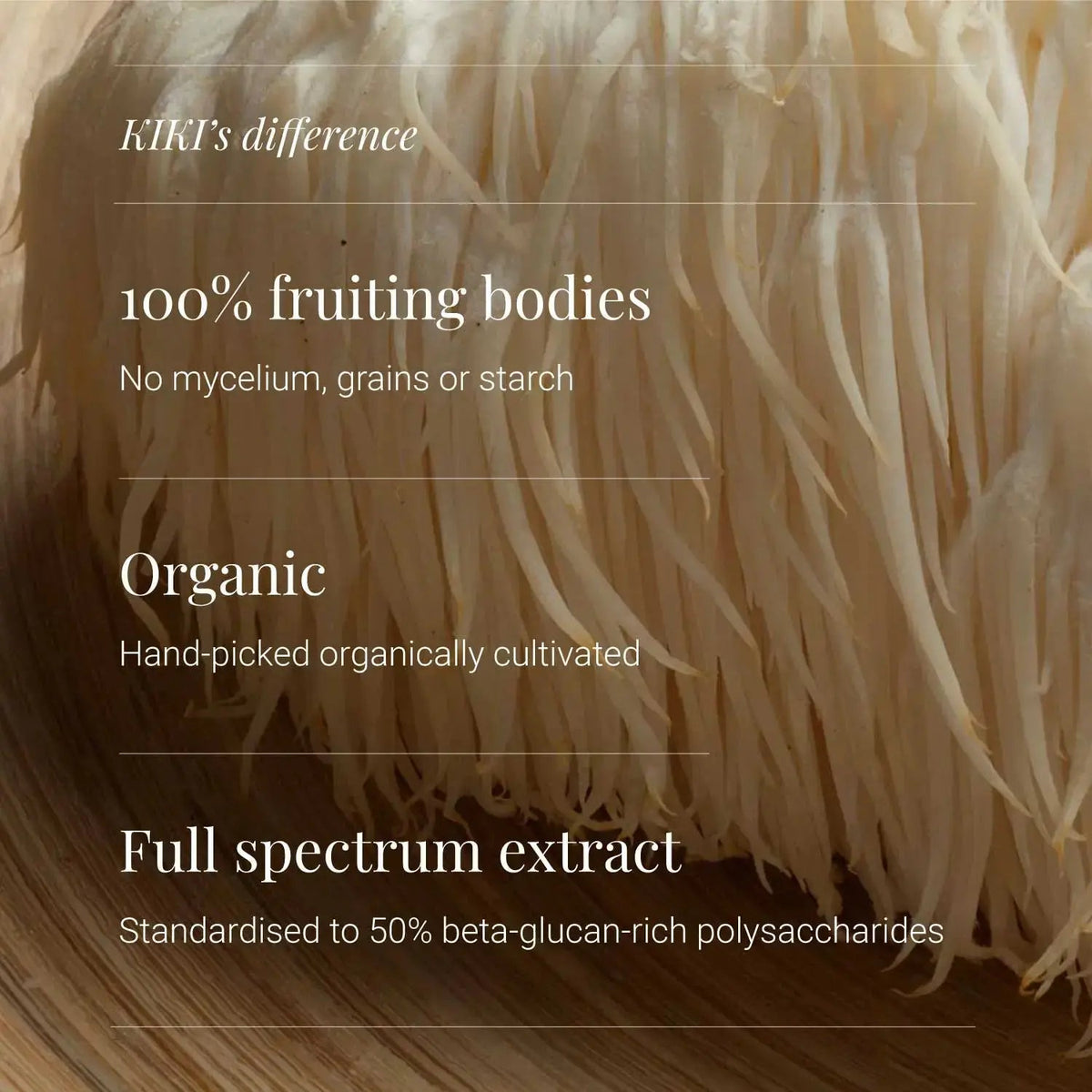 Lion's Mane Extract, Organic - 60 Vegicaps