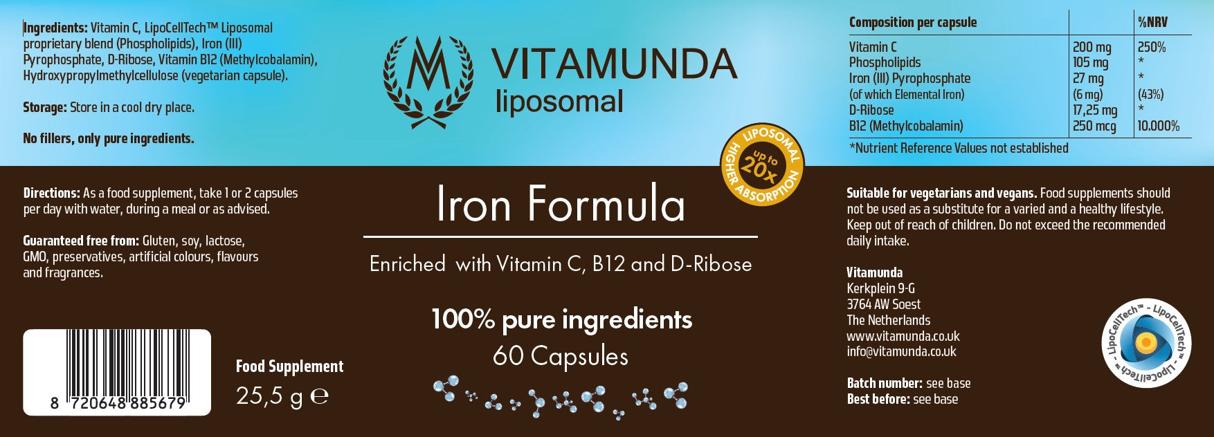 Liposomal Iron Formula