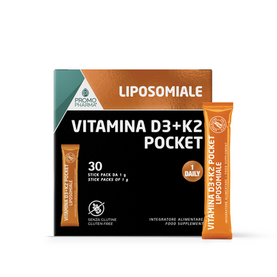 Vitamina D3 + K2 Pocket Liposomiale *30 stick