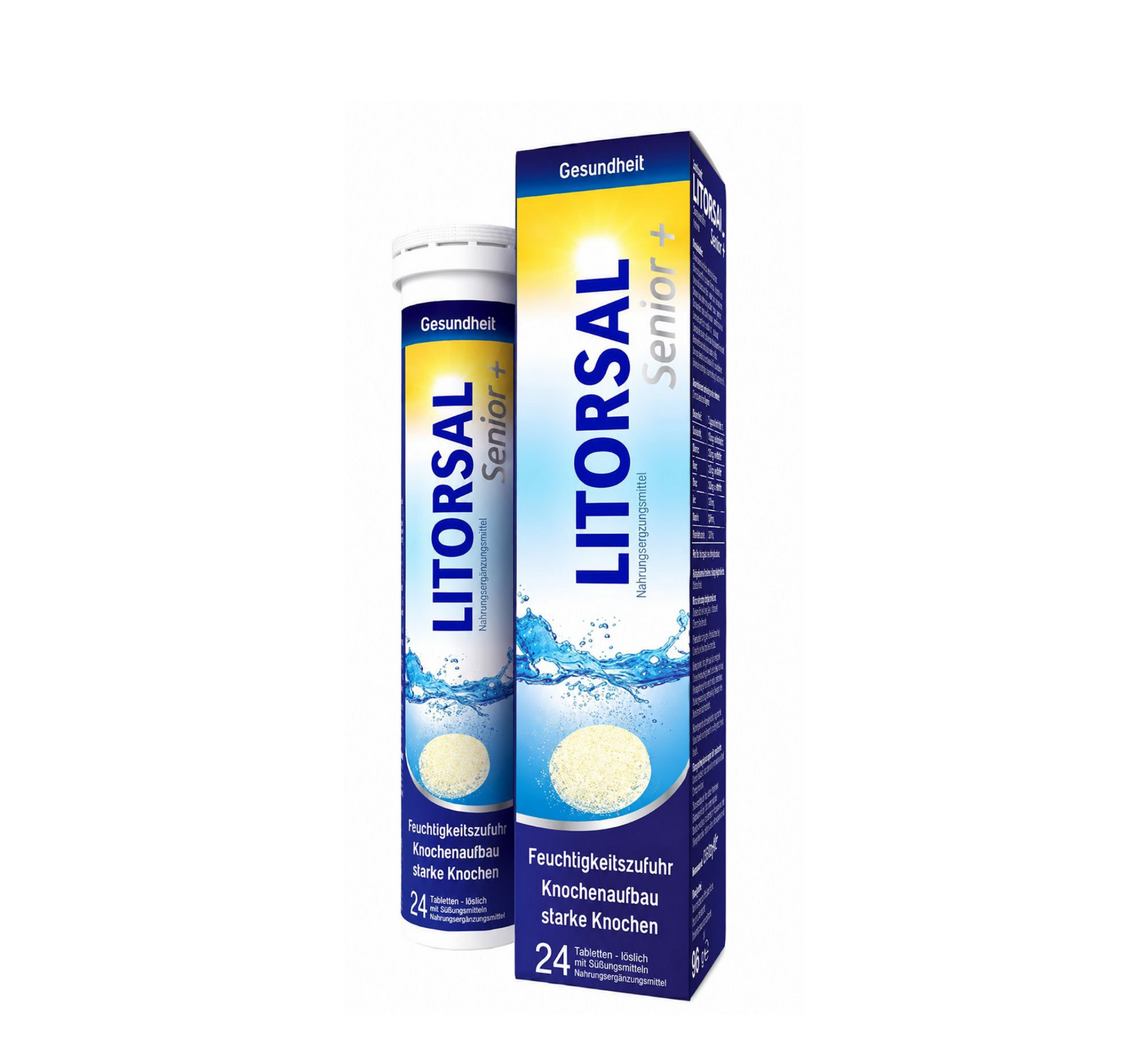 Litorsal Senior+ Electrolyte for Energy Boost *24 tabs + (Water Bottle FREE)
