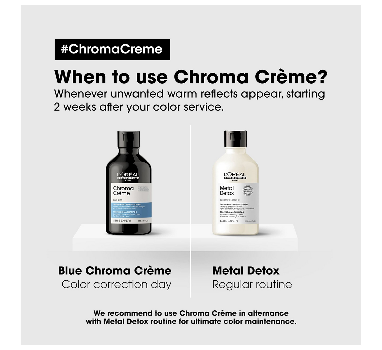 Loreal Professionel Chroma Crème Blue Shampoo (orange tones neutralizing) *300ml