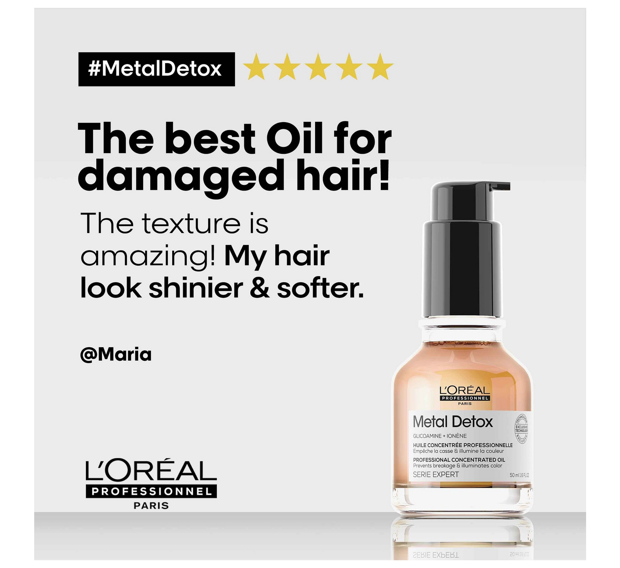 Loreal Professionel Metal Detox Protecting Concentrated Oil *50ml
