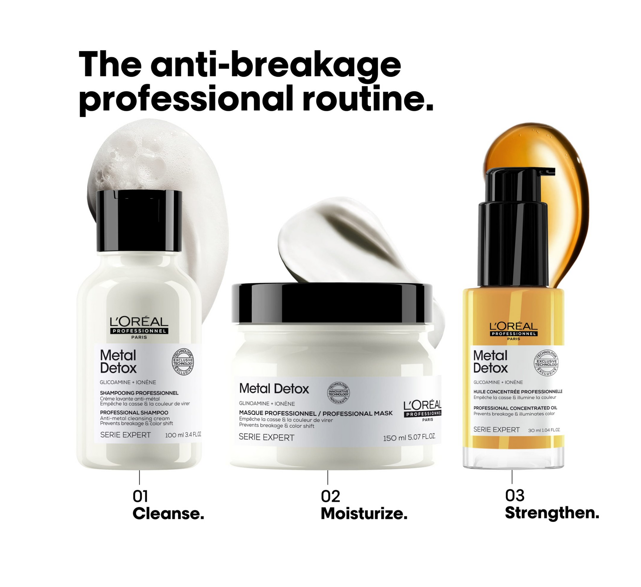 Loreal Metal Detox Anti-metal Cleansing Cream Shampoo *300ml