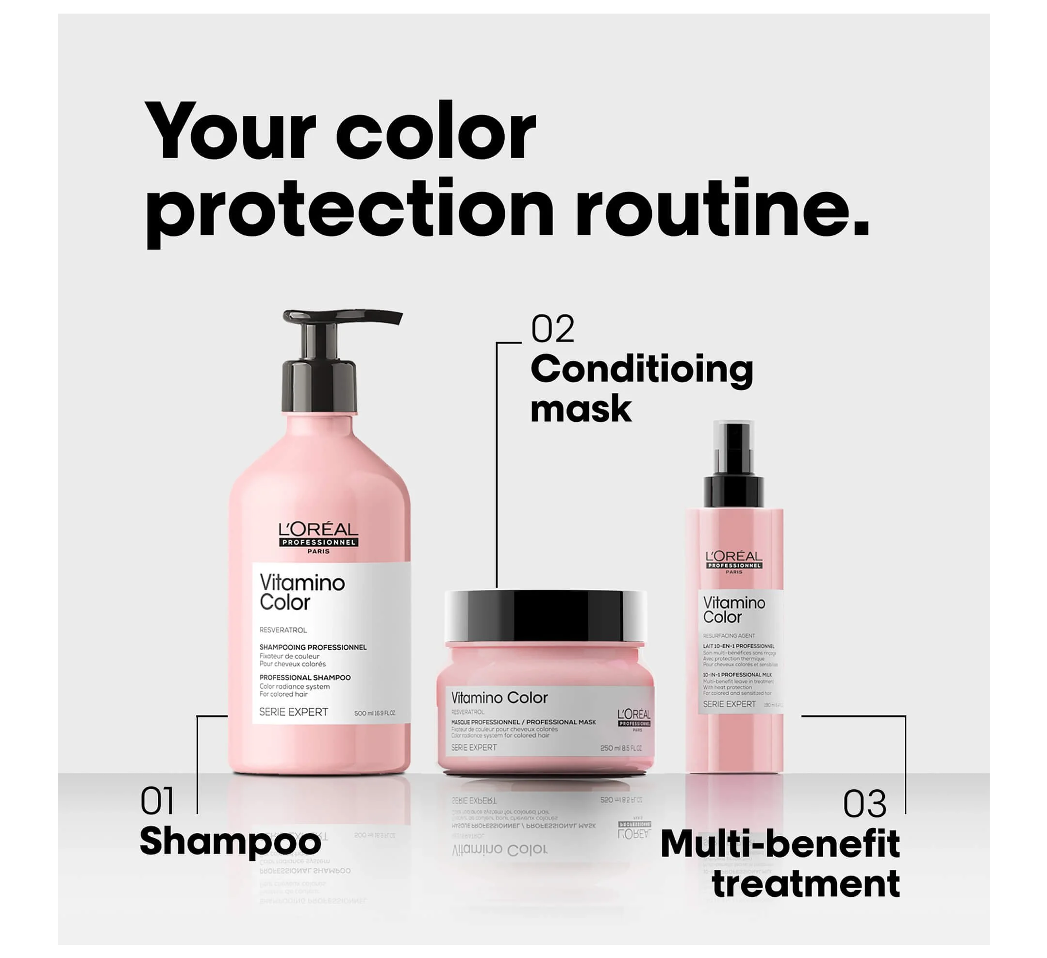 Loreal Professionel Vitamino Color 10 in 1 Perfecting Multipurpose Milk Spray *190ml