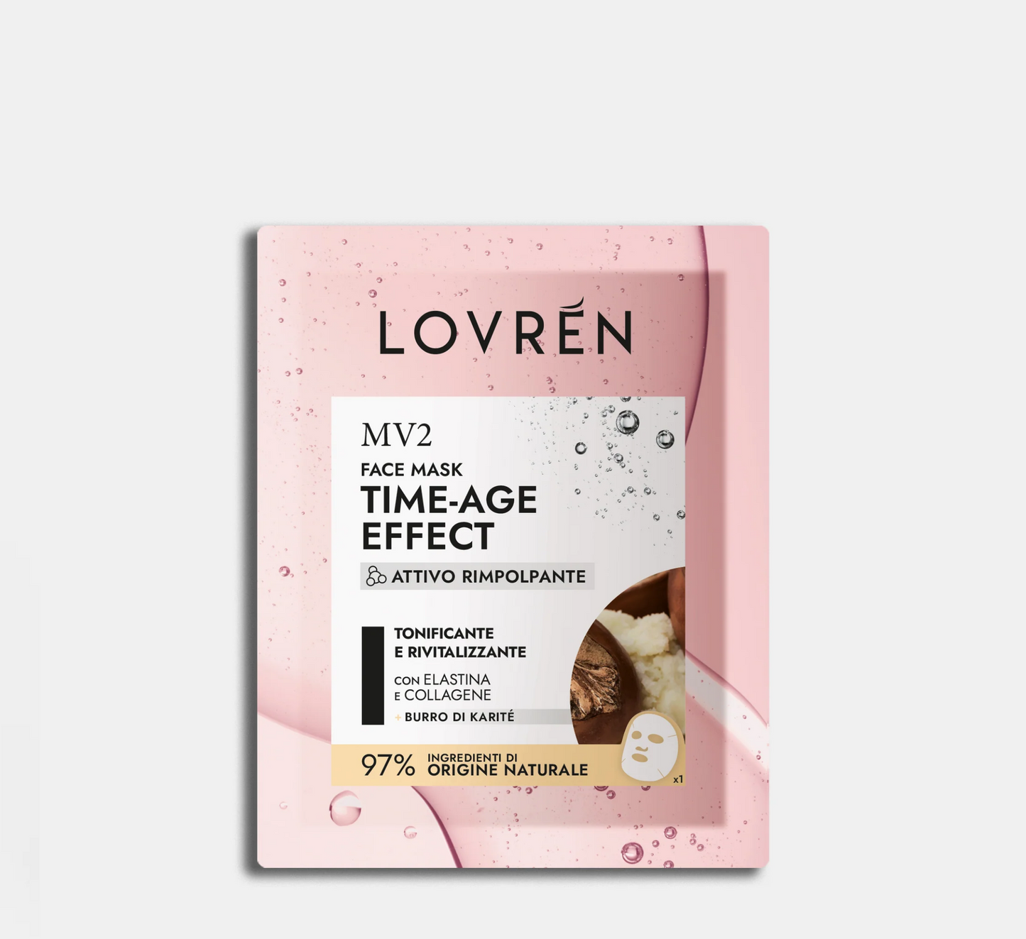 Maskë për fytyrën Lovren MV2 me efekt kohor dhe plakje