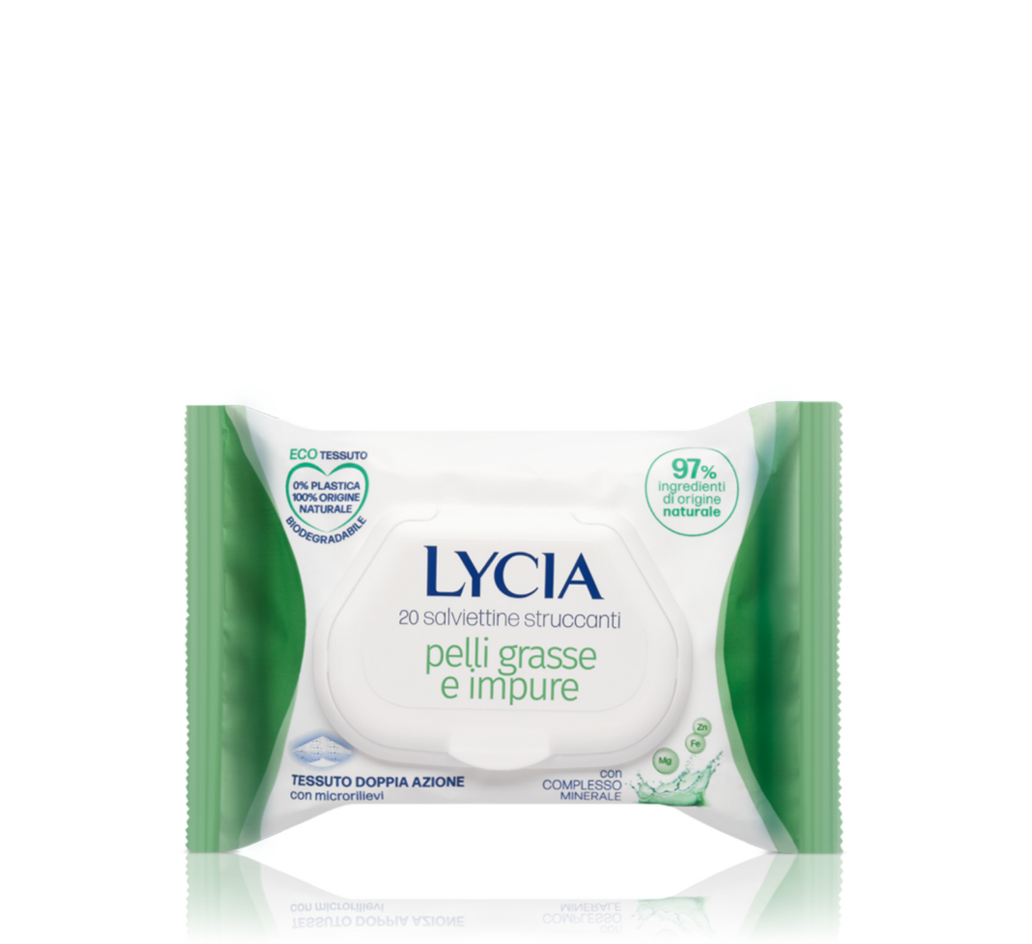 Lycia ECO Fabric Make-Up Remover Wipes for Oily Skin *20pcs