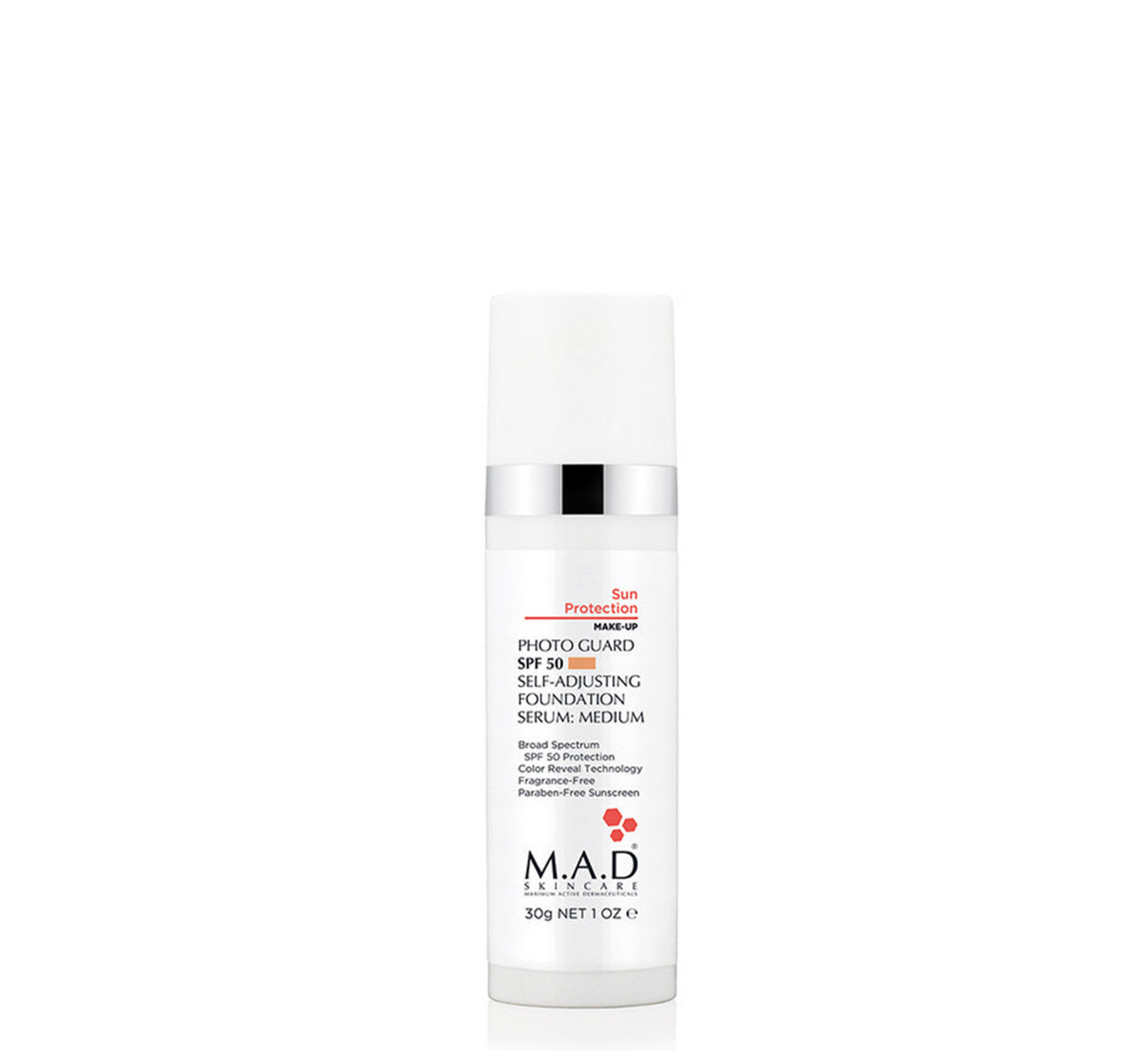 MAD Sun Protection Photo Guard Spf 50 Self-Adjustin Foundation Serum *30g