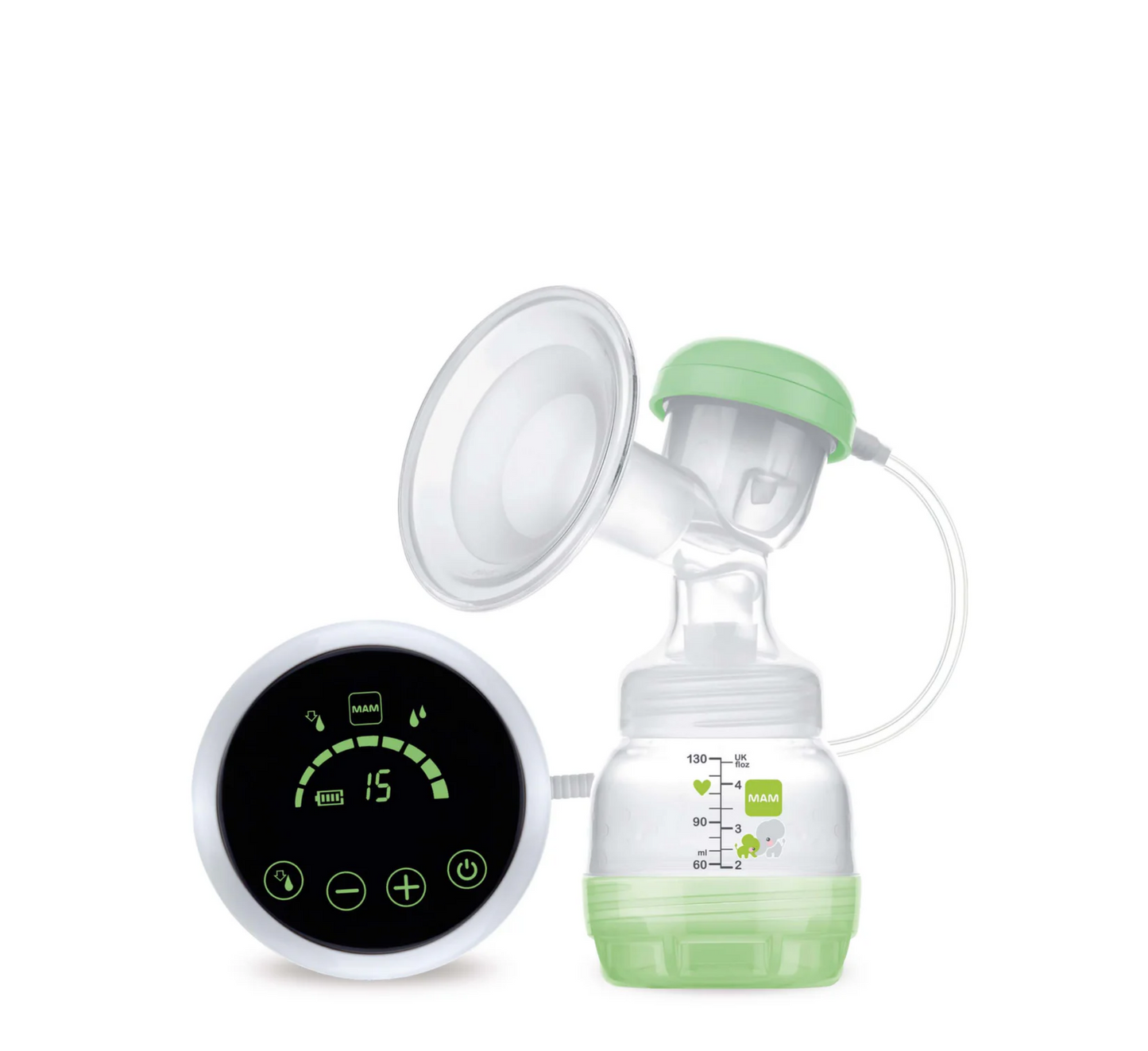 Pompë elektrike për gji MAM Baby 2 në 1