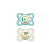 MAM Night Silicone Pacifier 2-6 Months *2 Pack