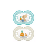 MAM Organic Garden Original Latex Pacifier 6 Months+ *2 Pack