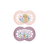 MAM Organic Garden Original Latex Pacifier 6 Months+ *2 Pack