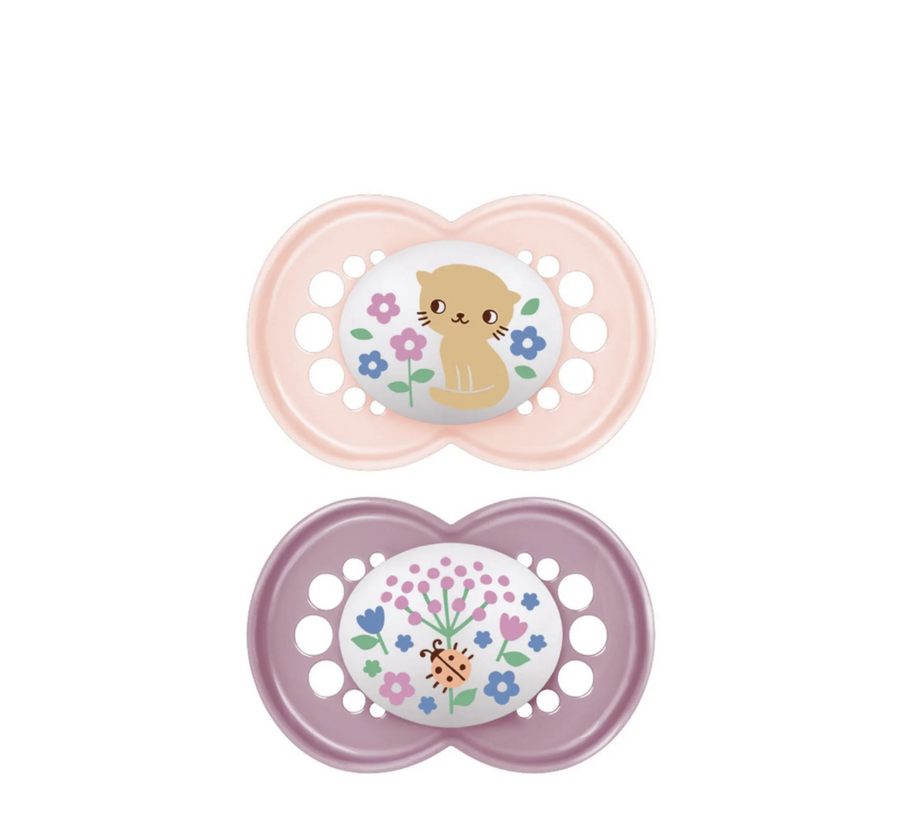 MAM Duda Original Garden Latex Pacifier 6 Months+ *2 Pack