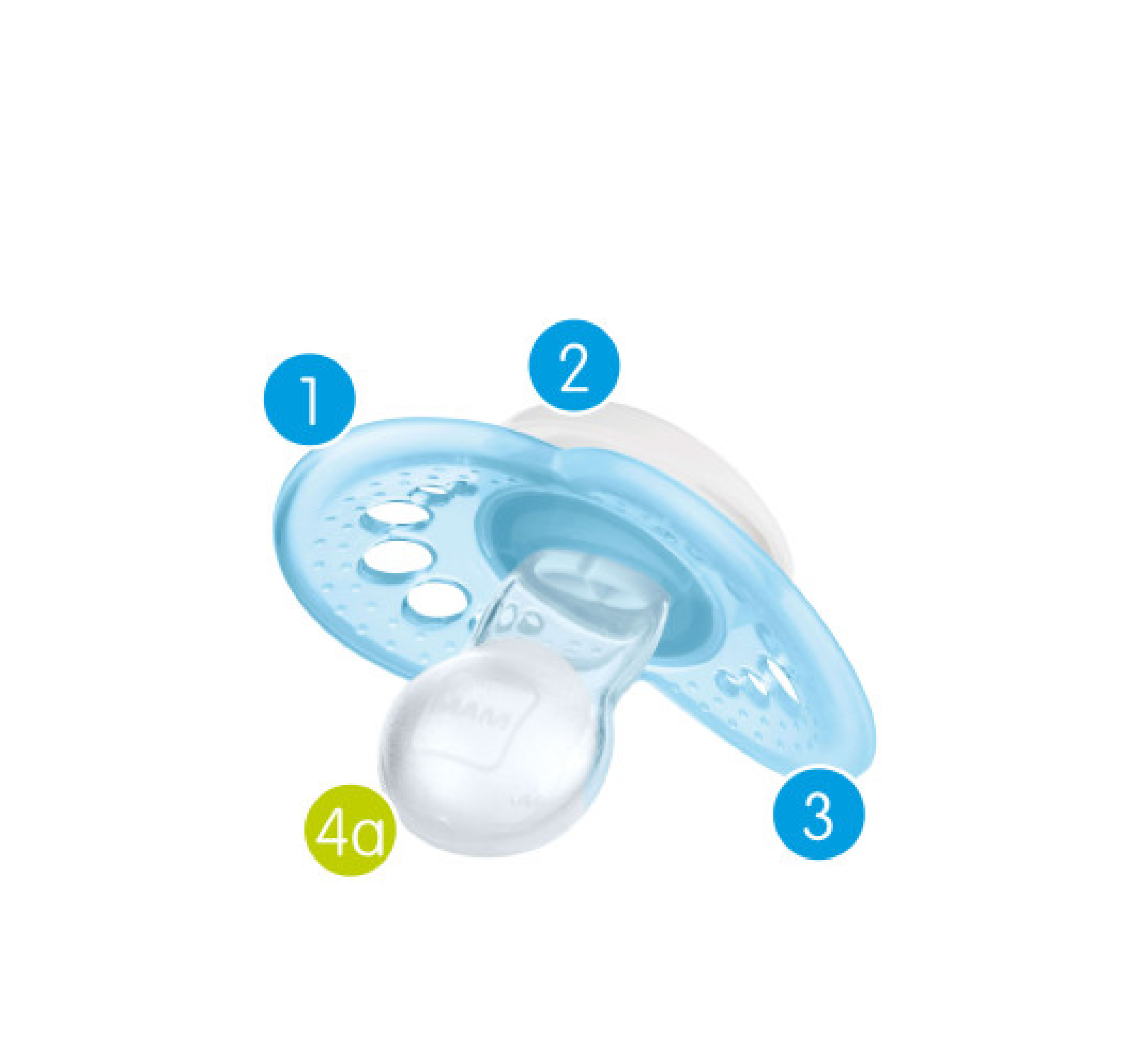 MAM Organic Garden Original Latex Pacifier 6 Months+ *2 Pack