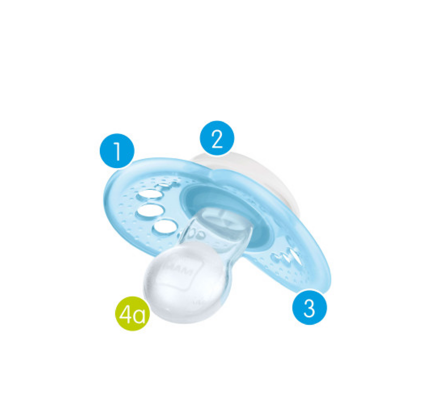 MAM Organic Garden Original Latex Pacifier 6 Months+ *2 Pack