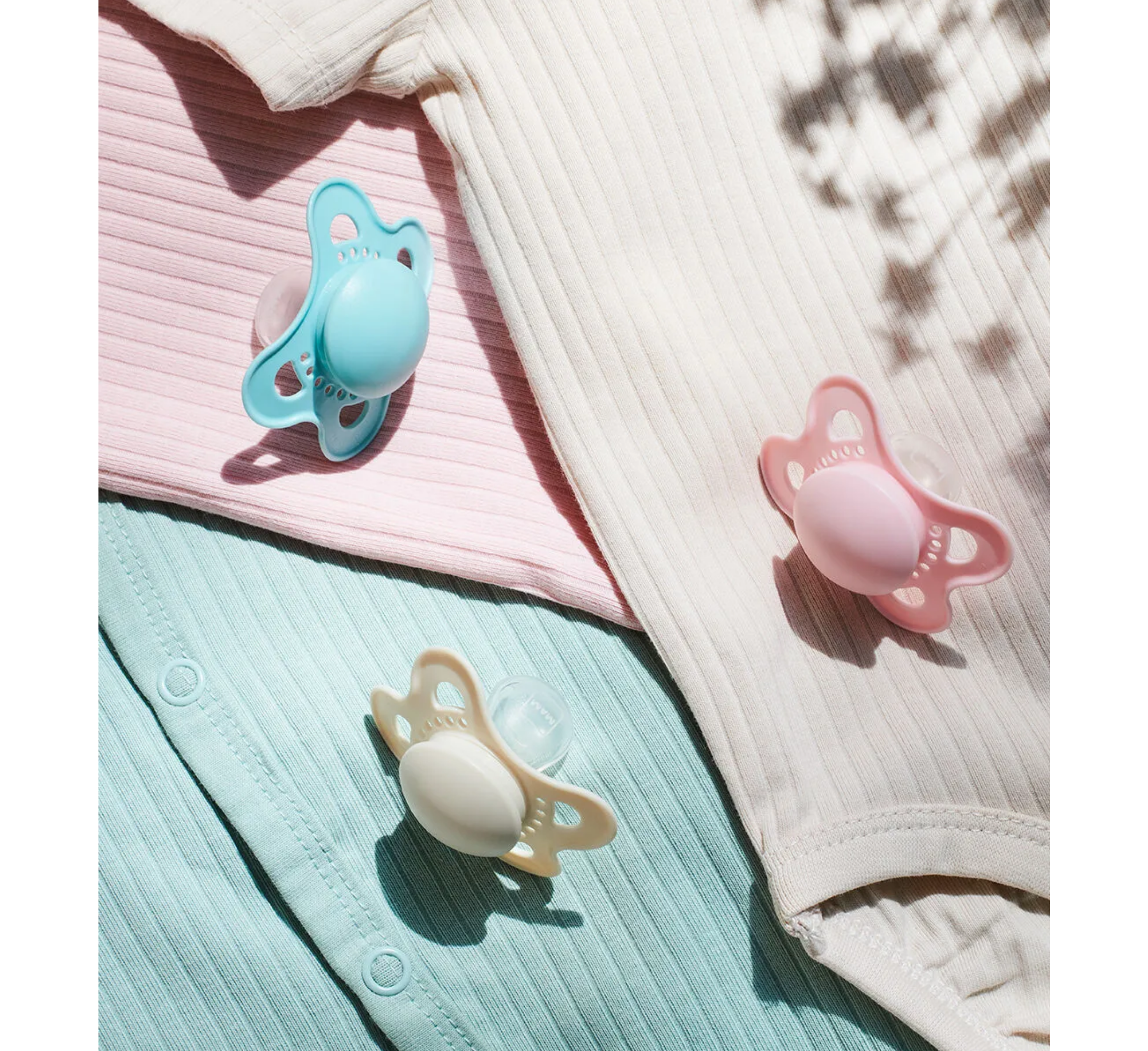 MAM Original Silicone Unprinted Matt Pacifier 0-2 Months *2 pack