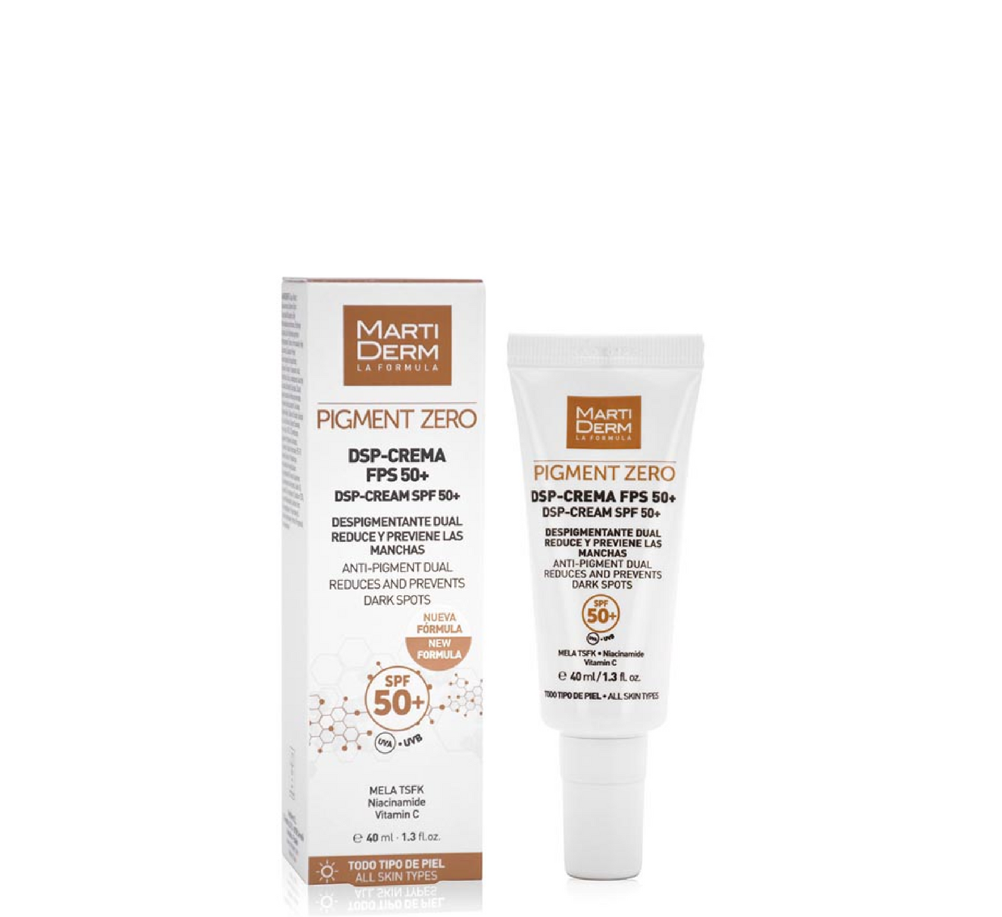 Krem DSP MARTIDERM PIGMENT ZERO SPF 50+ *40ML