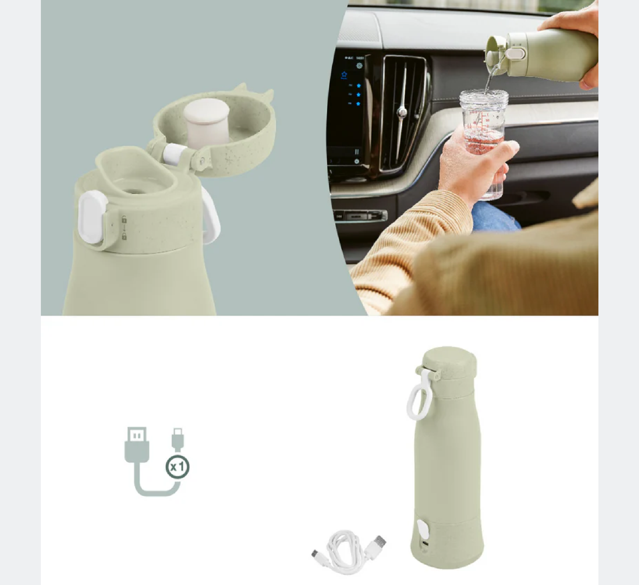 MOOV & FEED Rechargeable Bottle Warmer