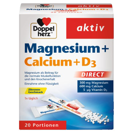 Doppelherz Magnesium + Calcium + D3 Direct