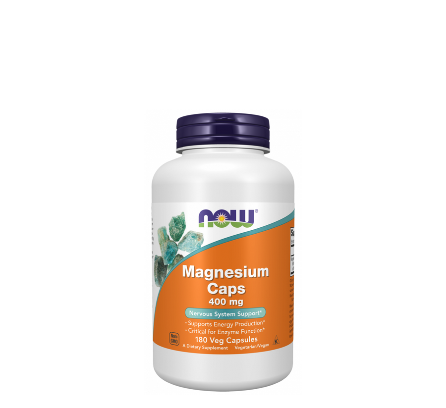 NOW Magnezium 400 mg *180 Kapsula Vegjetariane 
