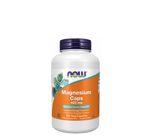 NOW Magnesium 400 mg *180Veg Capsules