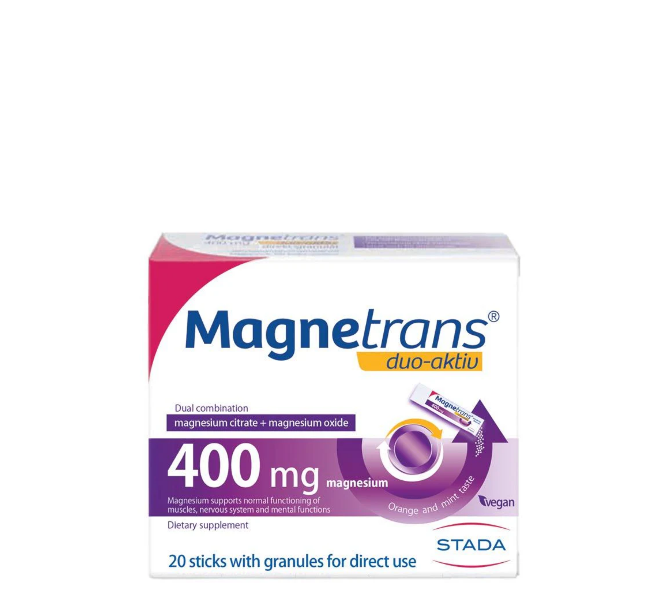 Magnetrans Duo-Aktiv 400 mg *20 bustina