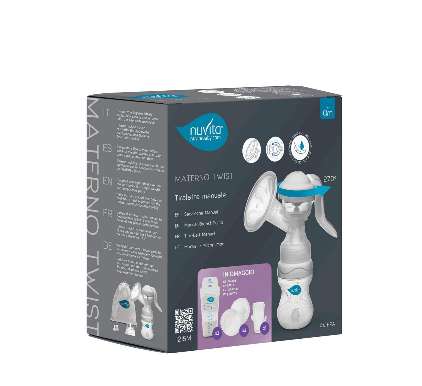 Pompë manuale gjiri Nuvita - Materno Twist 1215M