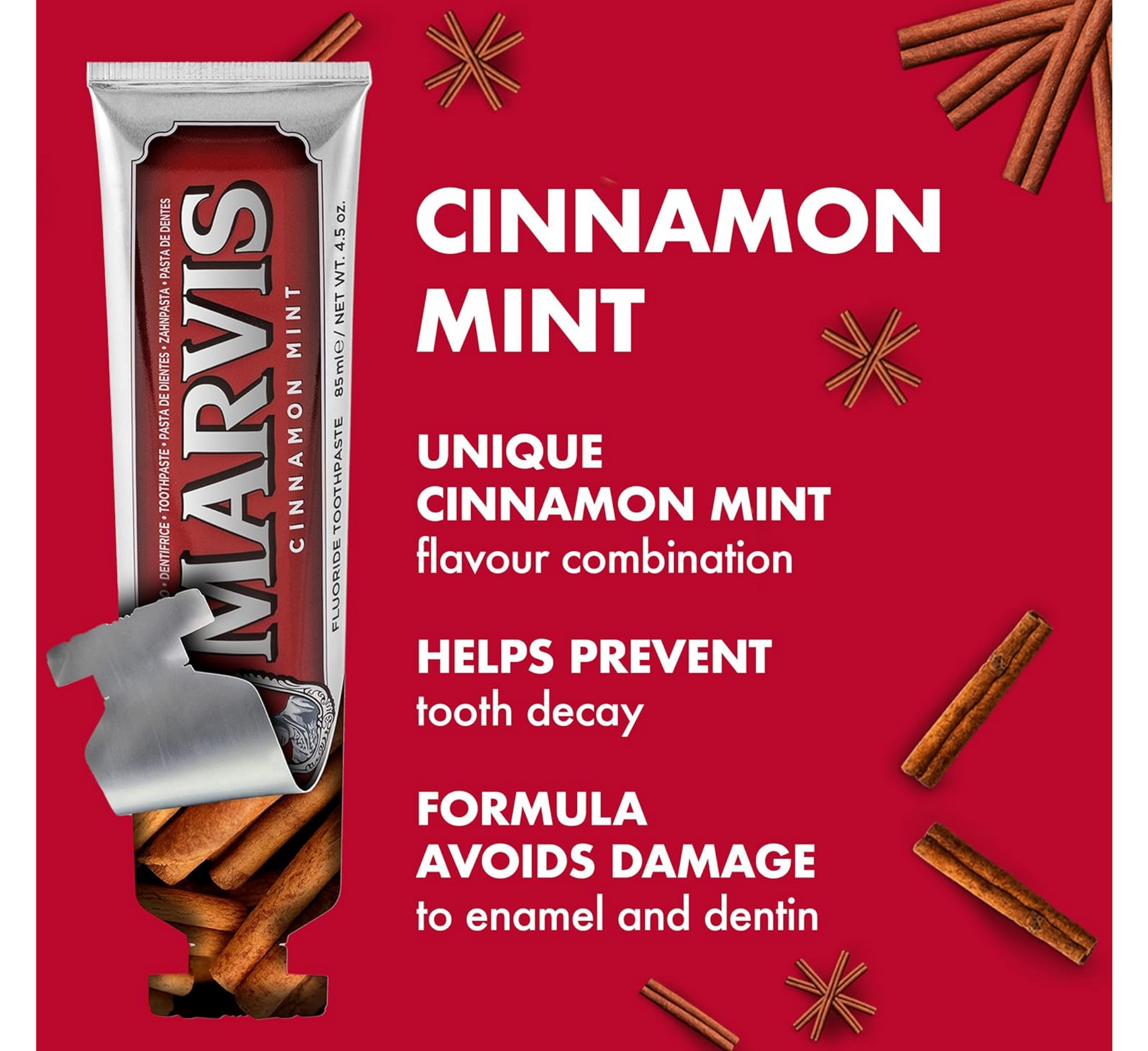 Pastë dhëmbësh Marvis Cinnamon Mint *85ml