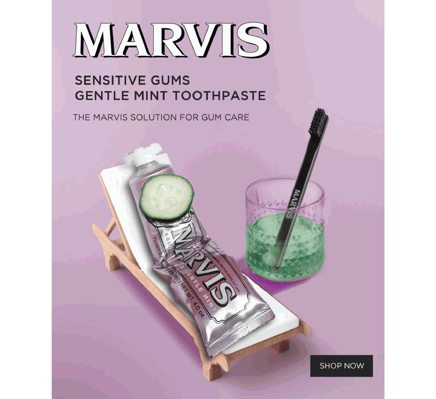 Marvis Sensitive Gums Mentë e Butë *75ml