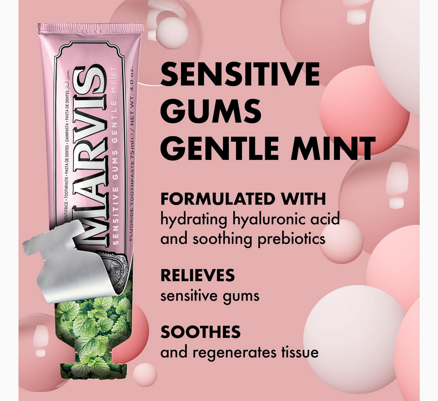 Marvis Sensitive Gums Mentë e Butë *75ml