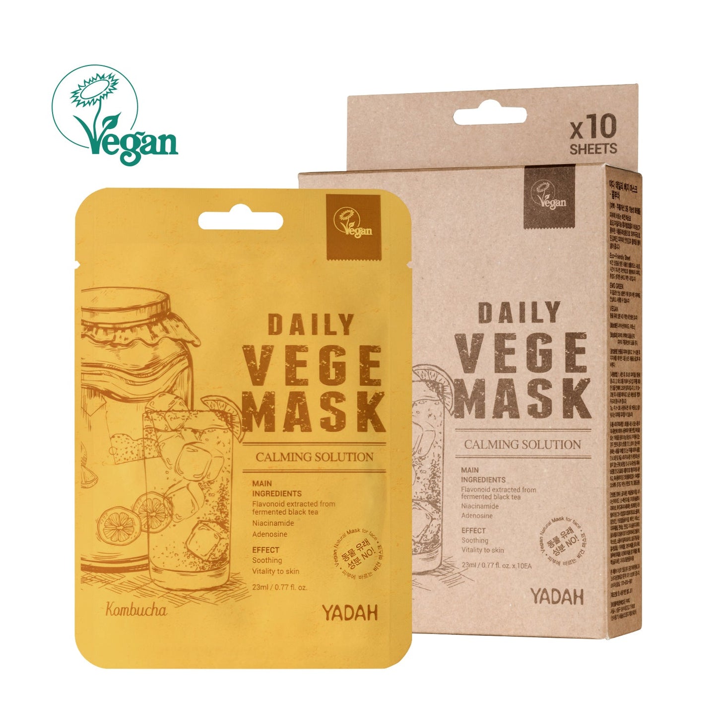 DAILY VEGE MASK PACK-KOMBUCHA
