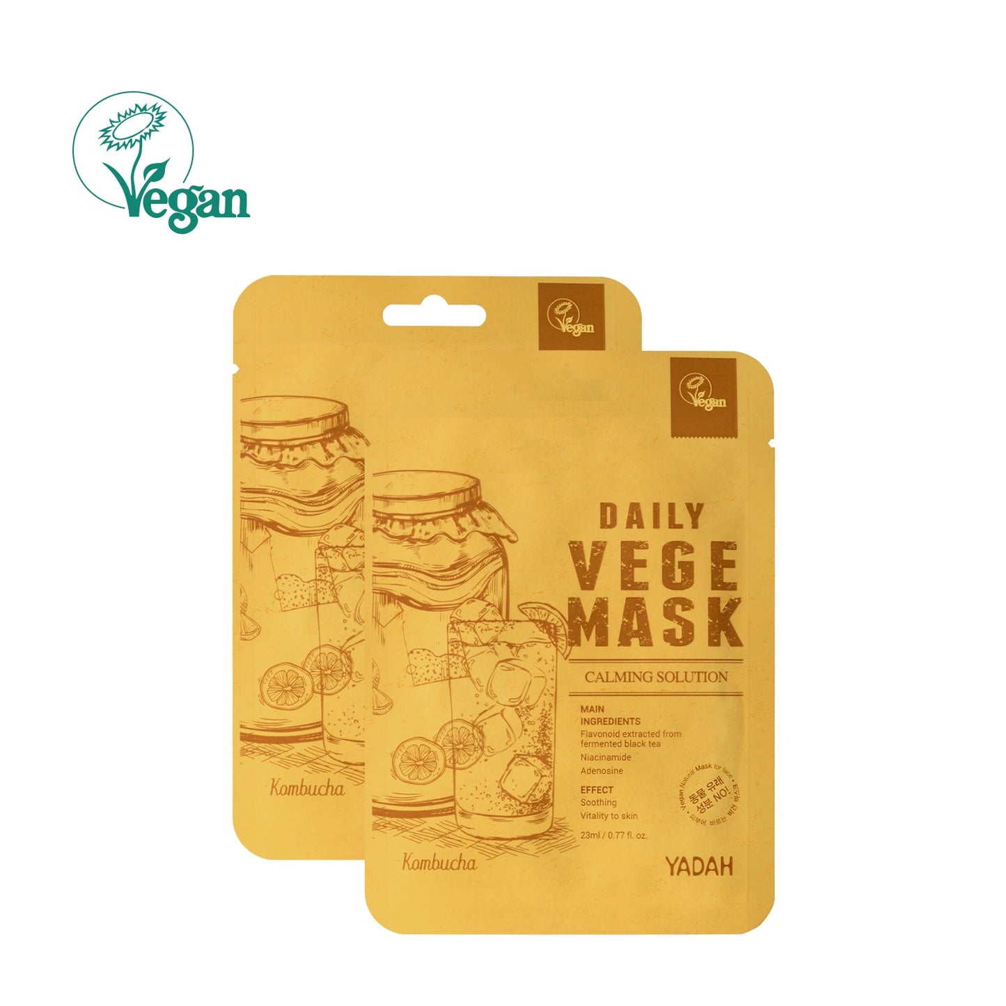 DAILY VEGE MASK PACK-KOMBUCHA