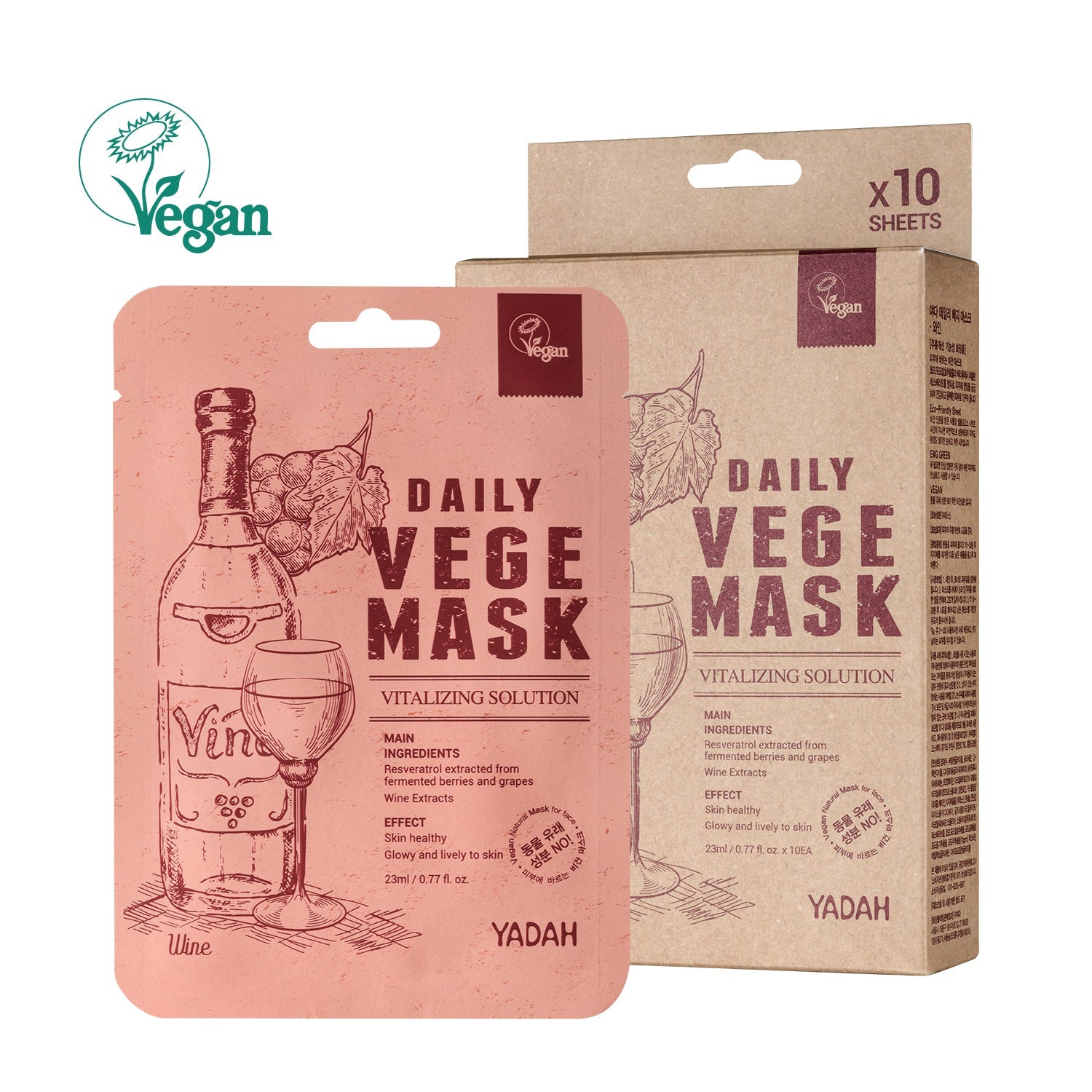 DAILY VEGE MASK PACK-WINE