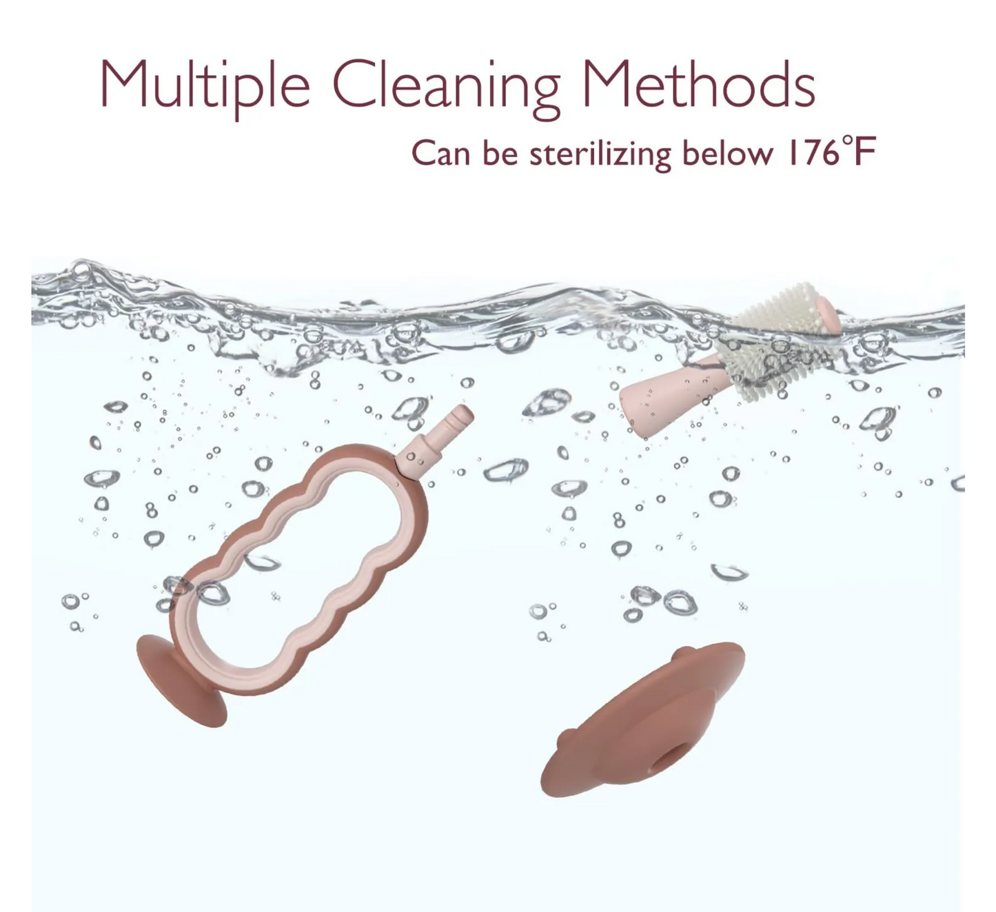 Furçë dhëmbësh prej silikoni për fëmijë Momcozy 360°