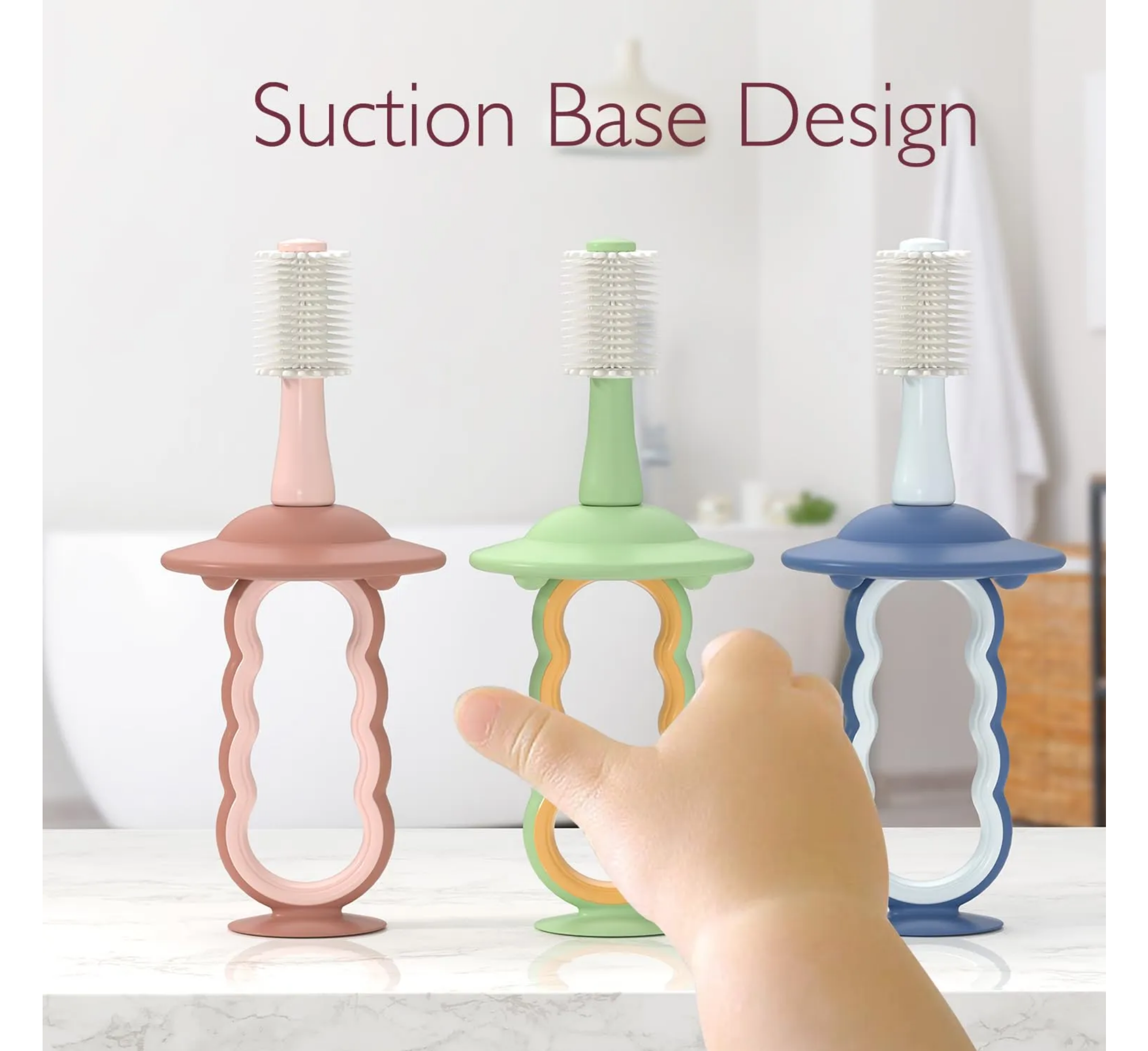 Momcozy 360° Baby Silicone Toothbrush