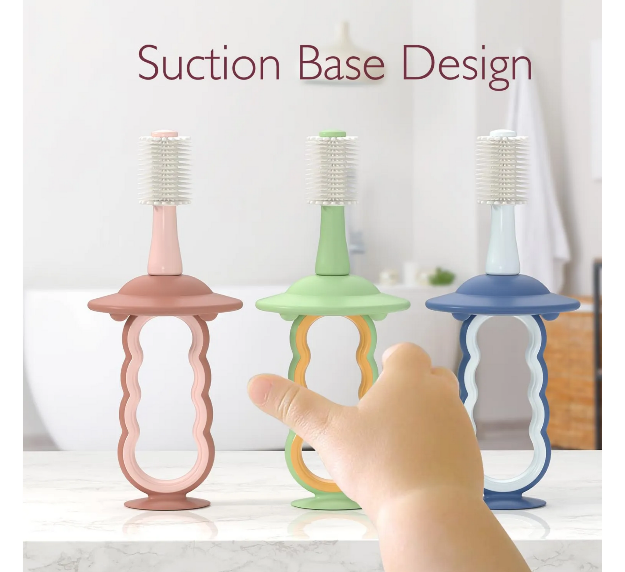 Furçë dhëmbësh prej silikoni për fëmijë Momcozy 360°