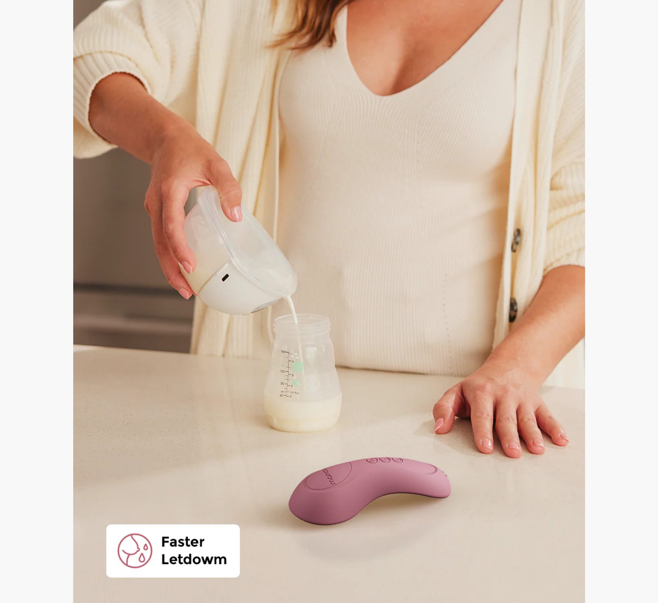 Momcozy 3in1 Kneading Lactation Massager