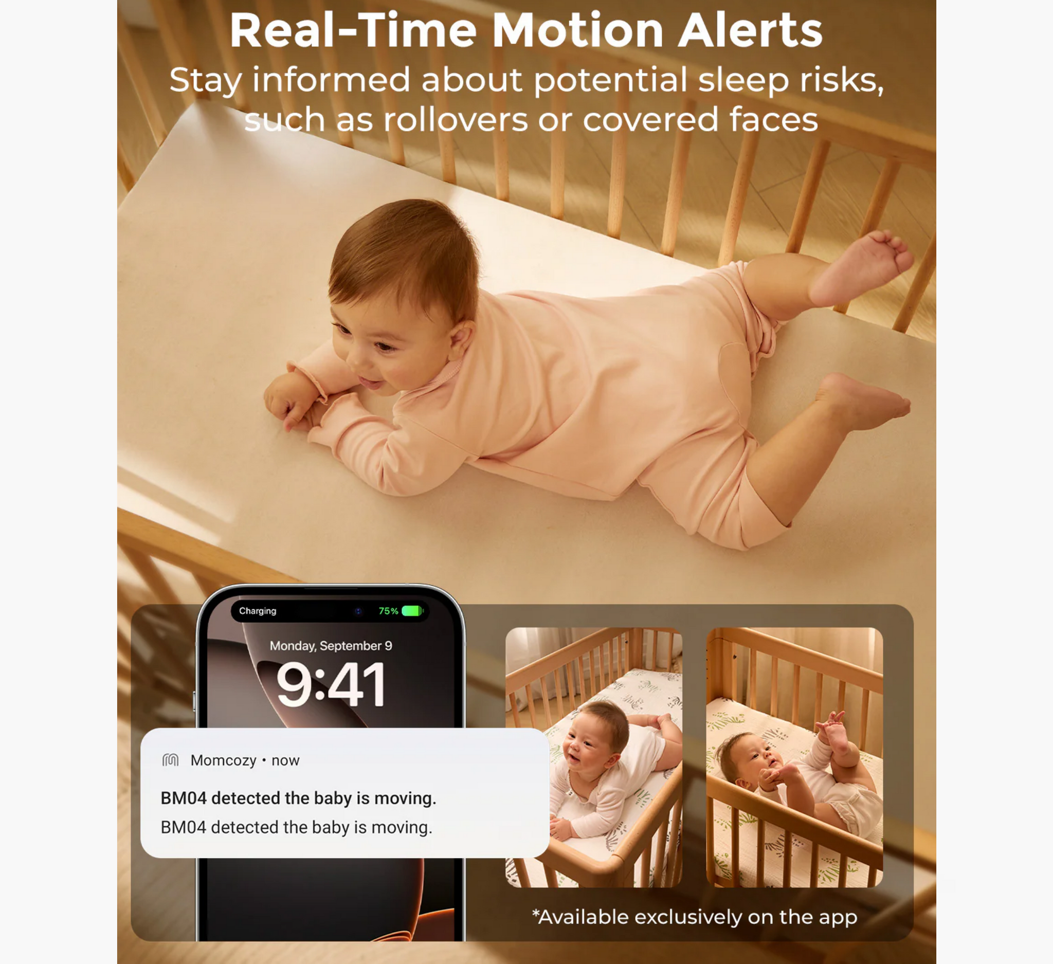 Monitor i Mençur për Bebe Momcozy 5 Inç me Dy Mode - BM04