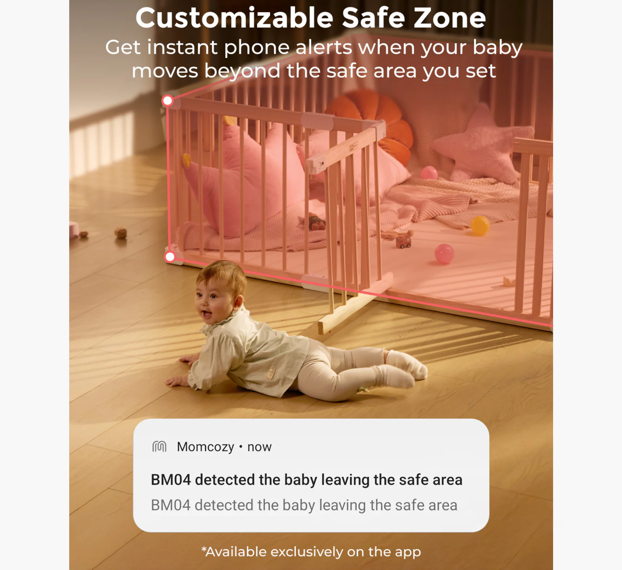 Momcozy 5-Inch Dual-mode Smart Baby Monitor - BM04