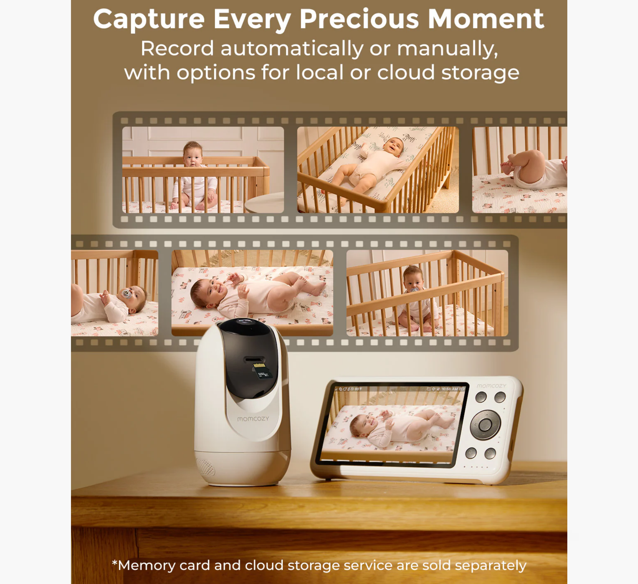 Momcozy 5-Inch Dual-mode Smart Baby Monitor - BM04