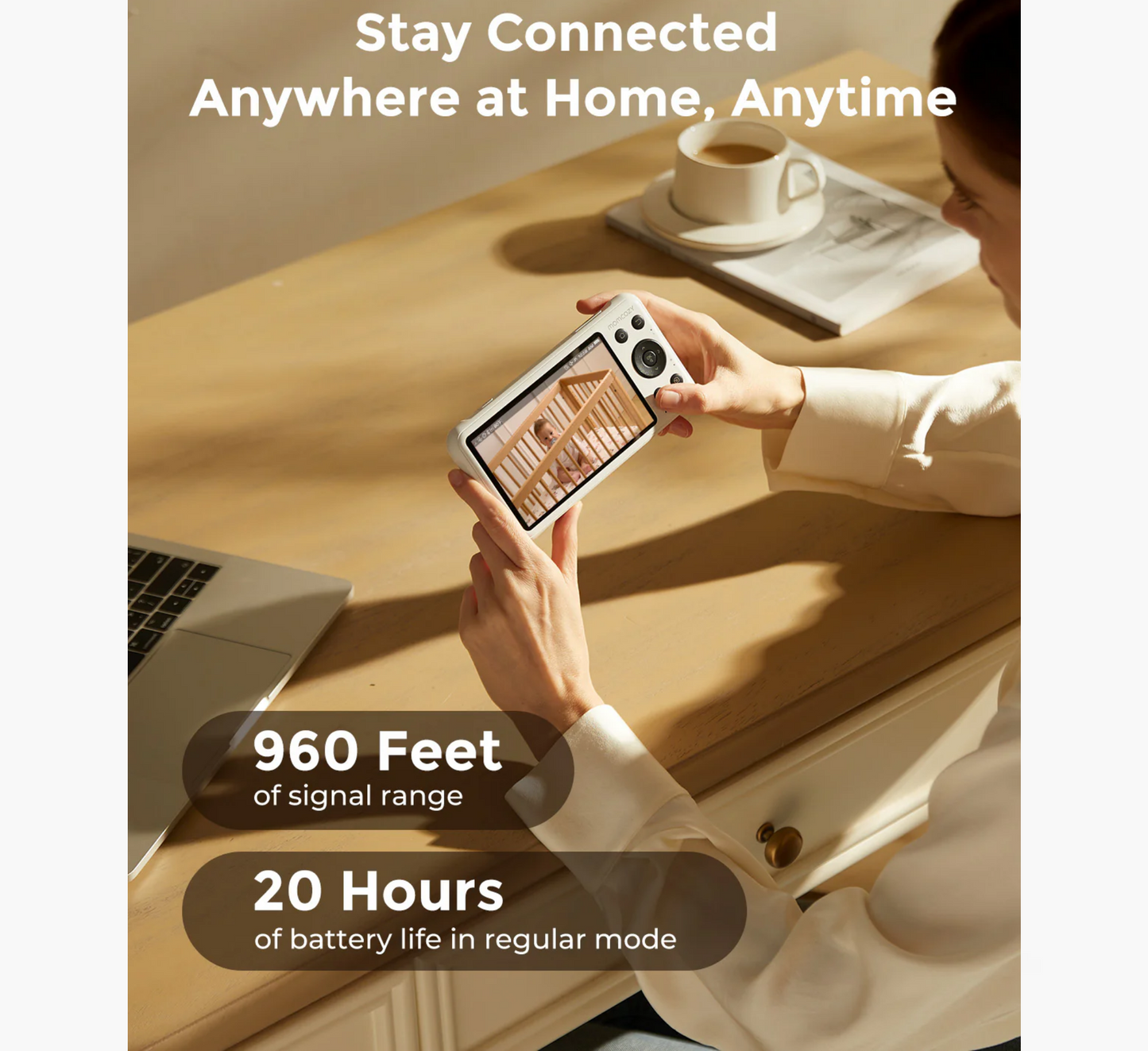 Monitor i Mençur për Bebe Momcozy 5 Inç me Dy Mode - BM04