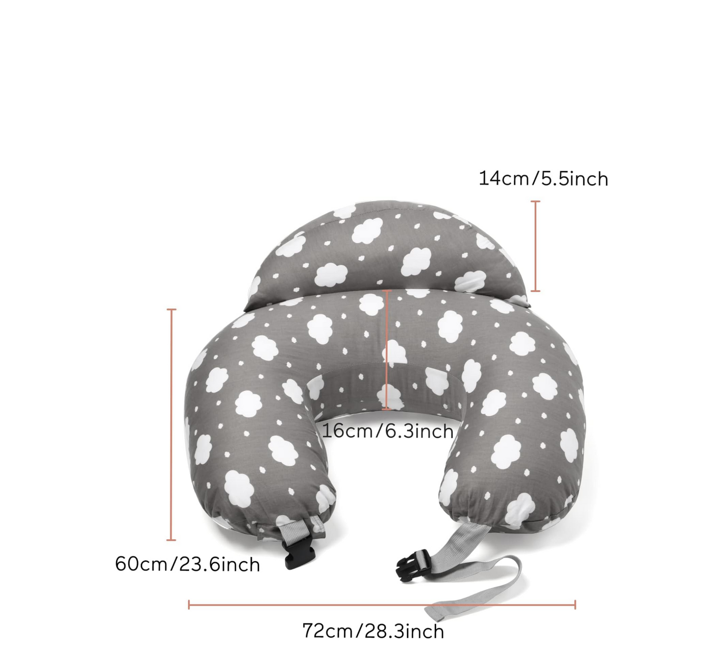 Jastëk i rregullueshëm për ushqyerjen me gji Momcozy